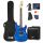  GigKit chitarra elettrica blu + accessori custodia amplificatore