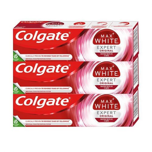  Colgate Max White Expert originale 3 x 75 ml