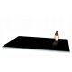  SUPPORTO IN VETRO PER CANDELE FIORE 90x52, NERO