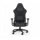  Sedia da gaming relax Corsair TC100 nera e grigia. Tessuto nero e grigio