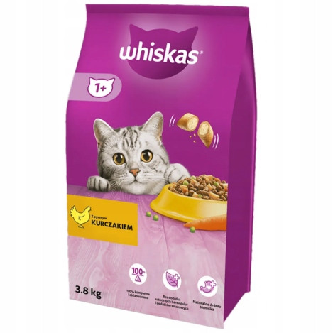  Whiskas cibo secco pollo 3,8 kg