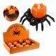  LUCI SPIDER LED RAGNI DECORAZIONE HALLOWEEN ORNAMENTO CANDELE LED SET DA 12 PZ