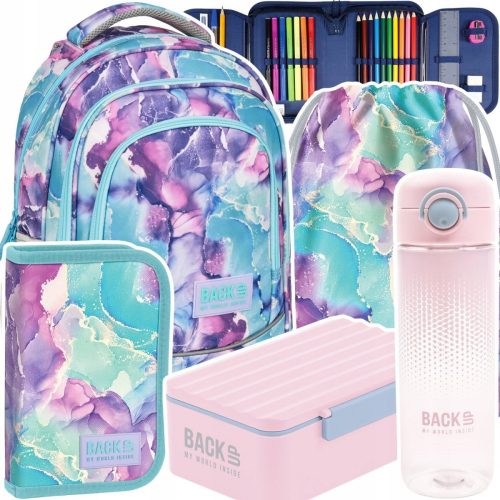  Zaino scuola multiscomparto Backup Shades of blue 26 l + 4 altri prodotti