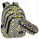  Zaino scolastico multiscomparto CoolPack bianco, nero, multicolore