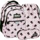  Zaino scuola multiscomparto Backup bianco, nero, Sfumature di rosa, Multicolor 24 l + 2 altri prodotti