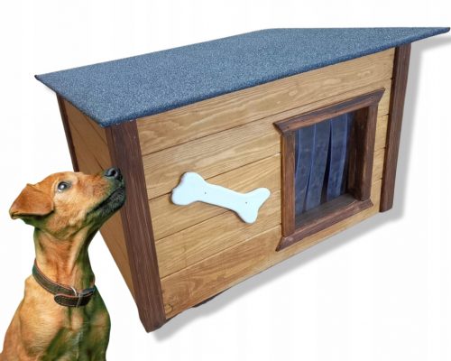  Cuccia per cani Chisel&Wood, dimensioni legno. esterno 52 cm x 67 cm x 45 cm