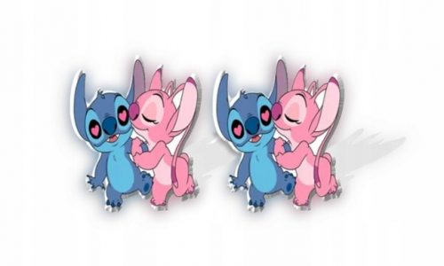  Orecchini Stitch della fiaba Lilo & Stitch Studs