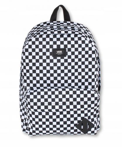  Zaino scuola VANS a scomparto singolo, bianco, nero, 22 anni