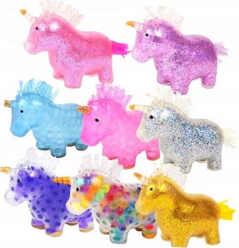  8 pezzi unicorno, regalo per adulti, set da gioco, perle