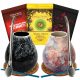  Yerba Mate Verde Matero bombilla set PER DUE