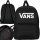  Zaino da città Vans Skool Print Backpack Nero VN000H50BLK1 nero