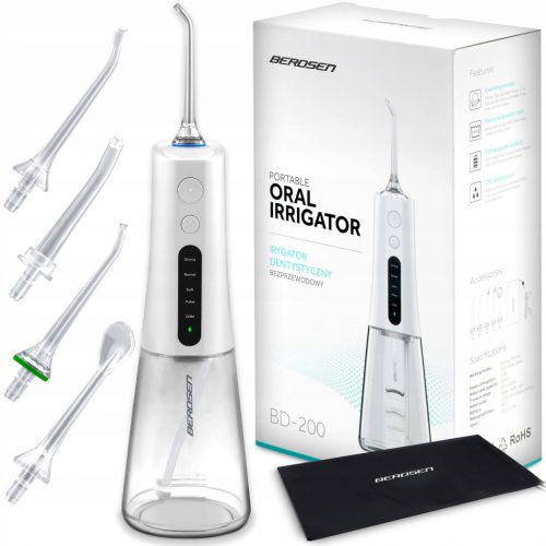  Irrigatore dentale wireless BERDSEN 5 modalità, 5 punte