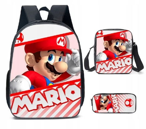  SET SCUOLA SUPER MARIO, ASTUCCIO ZAINO