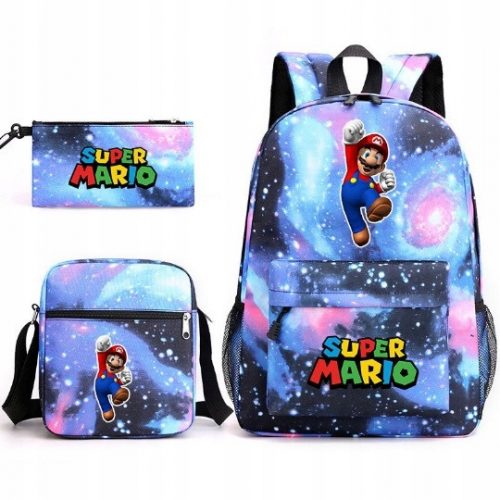  Super Mario Bros. SET SCUOLA, BORSA ZAINO, ASTUCCIO