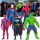  FIGURINE AVENGERS GRANDE SET 5in1 SPIDERMAN BATMAN HULK SUPERMAN FIGURA