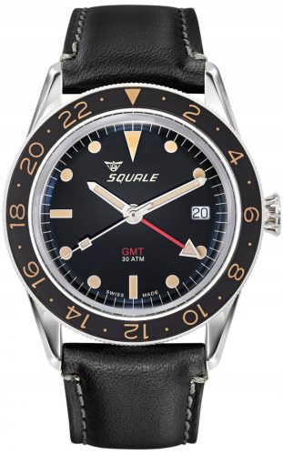  Orologio da uomo vintage SQUALE SUB39 GMT SUB39GMTV.PN