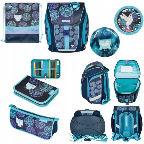  Set di zaini scolastici FiloLight Plus Flower Owl Herlitz