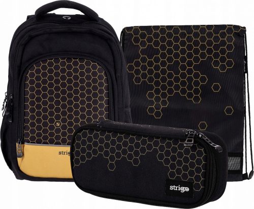  Zaino scuola multiscomparto Strigo, nero, 24 l + 2 altri prodotti