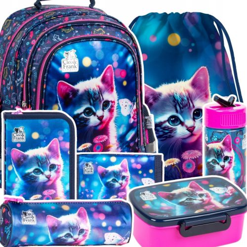  Zaino scuola multiscomparto Derform Sfumature di viola, Sfumature di blu, Sfumature di rosa, Multicolor 18 l + 6 altri prodotti