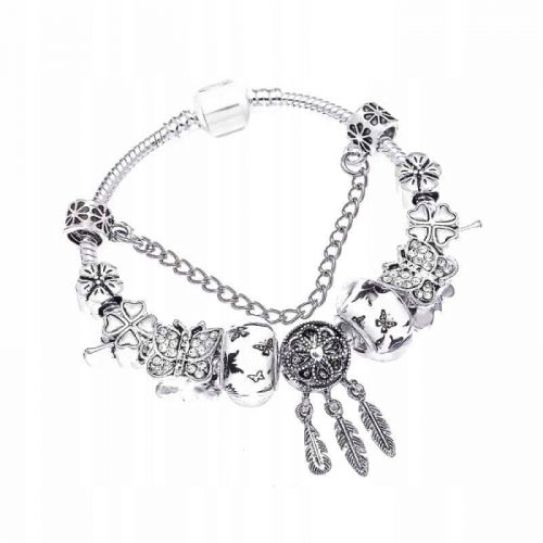  Bracciale componibile Fashion BT100 in argento, 19 cm