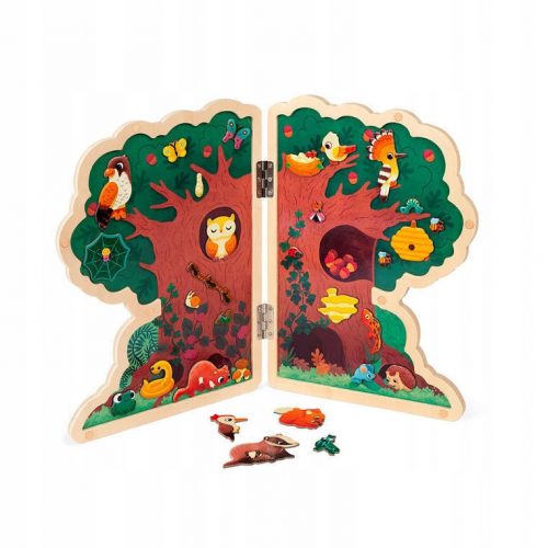  Janod puzzle magnetico di animali, Albero