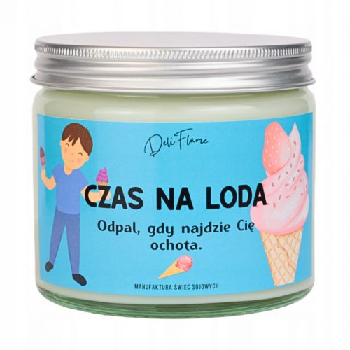  Candela ICE CREAM TIME, REGALO, divertente, fidanzato, ragazzo, COMPLEANNO, 120ml