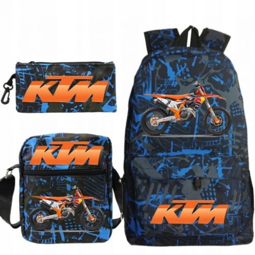  SET SCUOLA KTM CROSS, BORSA ZAINO, PORTAPENNE