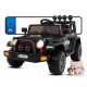  Fuoristrada per bambini Full Time 4WD Nero + Trazione 4x4 + Telecomando + Audio L