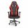  Sedia da gaming SPC Gear SR300 V2, ecopelle nera e rossa