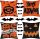  4x FEDERE DECORATIVE 45X45 HALLOWEEN PREMIUM