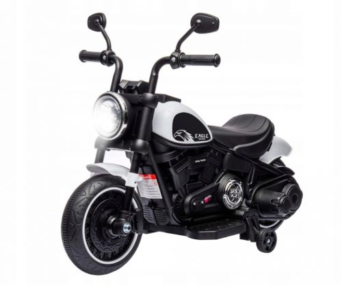  Milly Mally Veicolo a batteria Eagle Motocicletta bianca