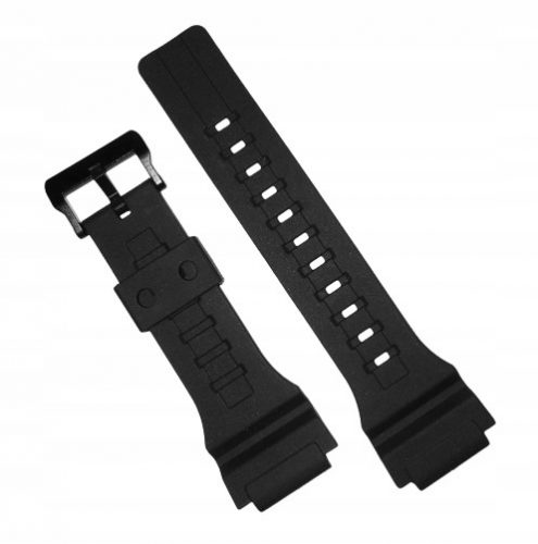  CINTURINO IN GOMMA NERA PER CASIO MCW-200H