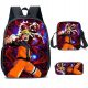  ZAINO NARUTO SCHOOL SET BORSA A4 ASTUCCIO 3D