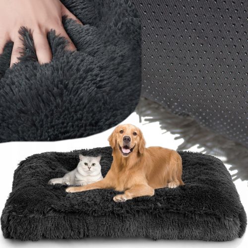  CUSCINO GIOCATTOLO PER CANE MORBIDO PELO SHAGGY 120x80 cm XXL