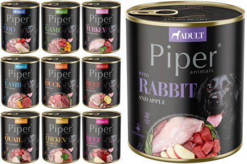  Piper cibo umido, mix di sapori, 30 kg