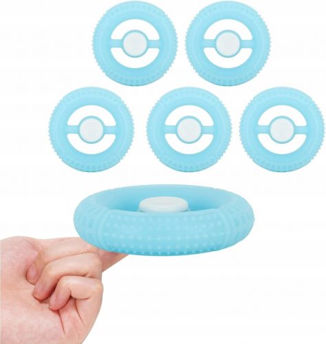  Fidget Spinner da 5 pezzi, giocattolo a forma di manico rotondo da spremere