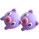  2 pezzi Mini Pig Toys Giocattoli da spremere portatili Giocattoli per