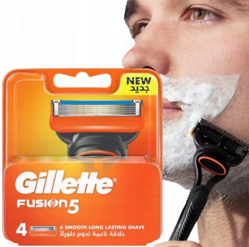  Gillette Fusion5 Fusion lamette di ricambio per rasoio 4 pz