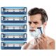  Gillette Mach3 Turbo Lame di ricambio per rasoi, 5 pezzi