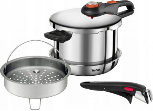  Pentola a pressione Tefal 6 l argento