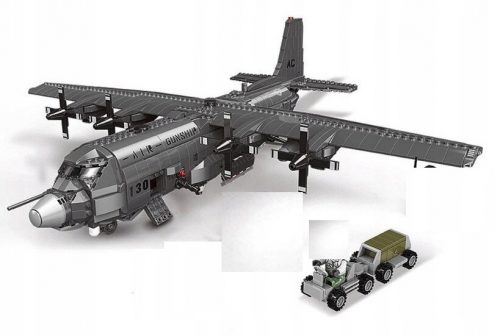  BLOCCHI AEREO MILITARE AC130 AIR GUNSHIP AEREO DA ASSEMBLARE