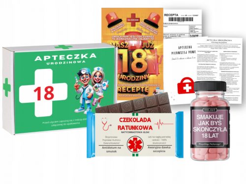  Divertente regalo per il 18° compleanno di una ragazza! PRIMO KIT E PILLOLE