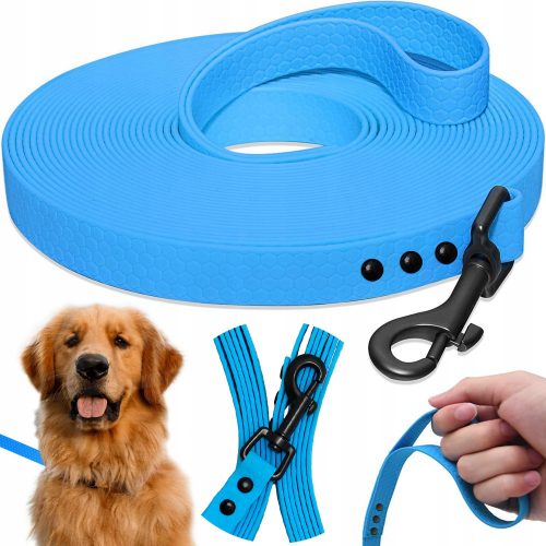  GUINZAGLIO DA ADDESTRAMENTO PER CANI PER ADDESTRAMENTO NASTRO FORTE CORDA IN BIOTHANE PVC 5m