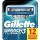  Cartucce per rasoio Gillette Mach3 Turbo 12 pz.