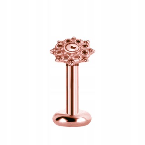 SS316L RG labret 1,2x6 decoro staccabile Trybal M34L