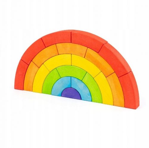  Puzzle in legno - Arcobaleno - Blocchi Arcobaleno (Bajo)