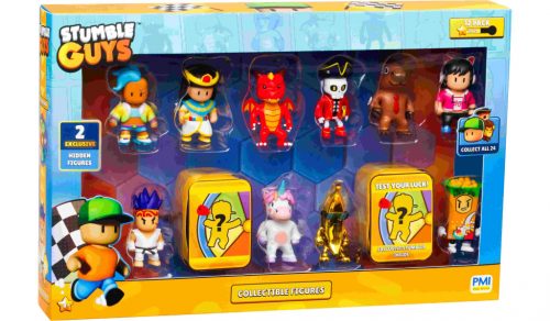  Stumble Guys - Personaggi da collezione - Set deluxe di 12 personaggi SG2080A