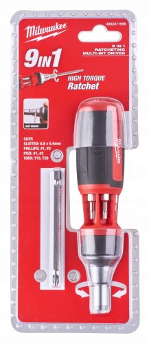  Cacciavite a cricchetto Milwaukee 9in1