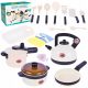  Set Cucina 16 Pezzi Pentole Utensili Cucina Happy Kitchen