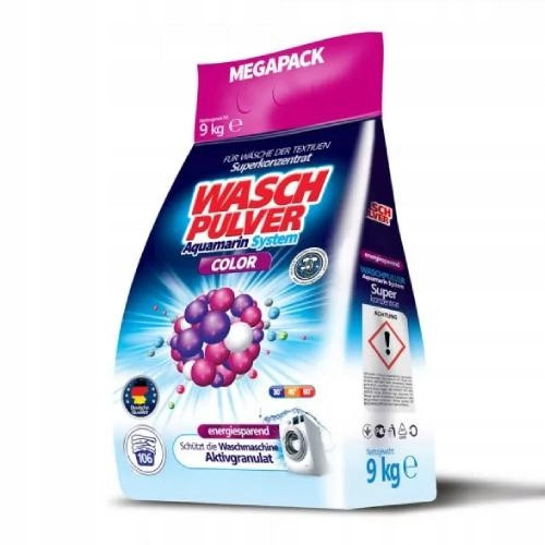  Wasch Pulver detersivo in polvere colorato 9 kg